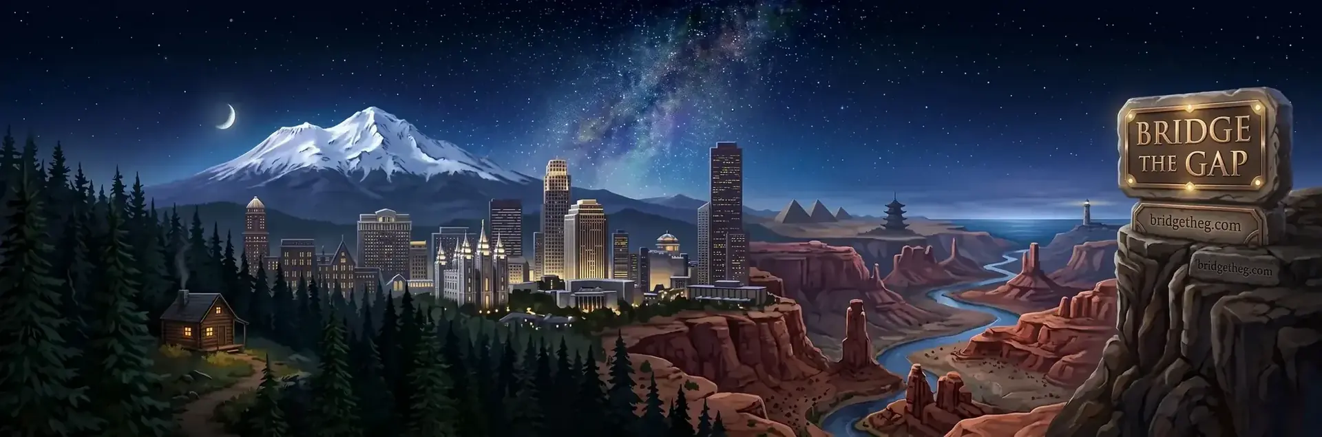 Bridge the Gap cinematic backdrop